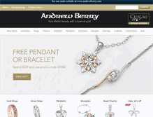 Tablet Screenshot of andrewberry.clogau.co.uk