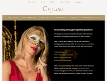 Tablet Screenshot of clogau.com