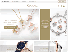 Tablet Screenshot of clogau.co.uk