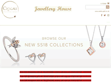 Tablet Screenshot of jewelleryhouse.clogau.co.uk